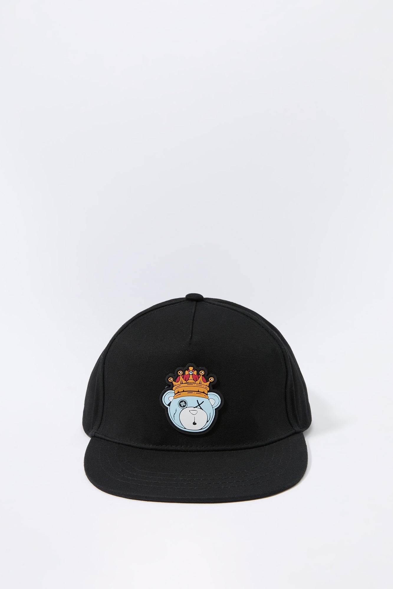 Boys King Teddy Patch Snapback Hat
