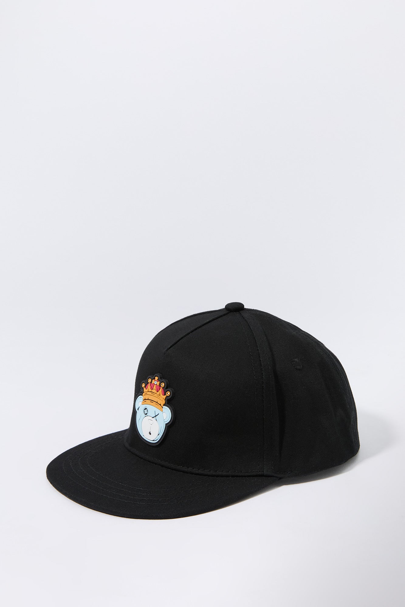 Boys King Teddy Patch Snapback Hat