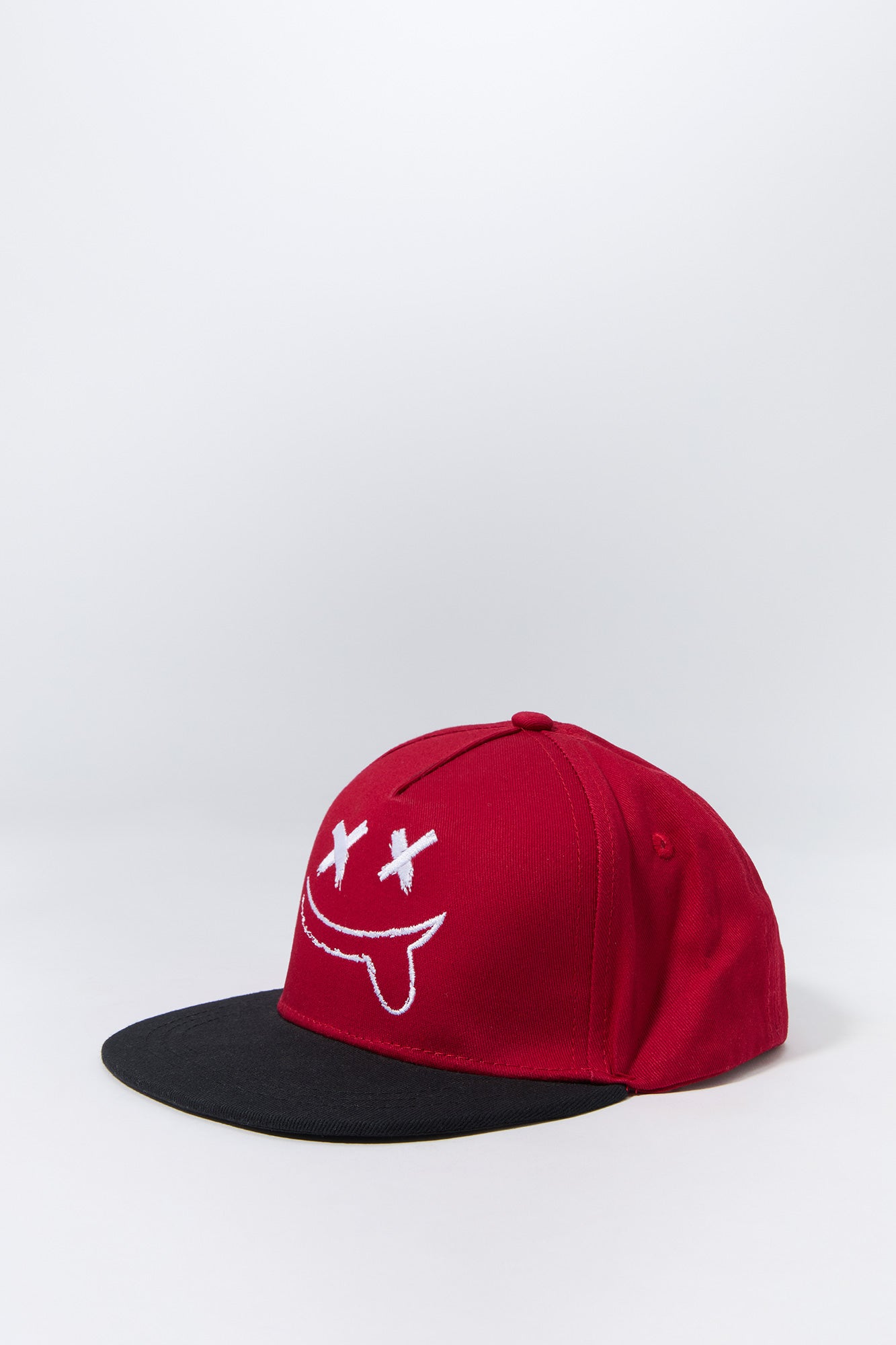 Casquette réglable avec motif brodé Smiley pour garçon