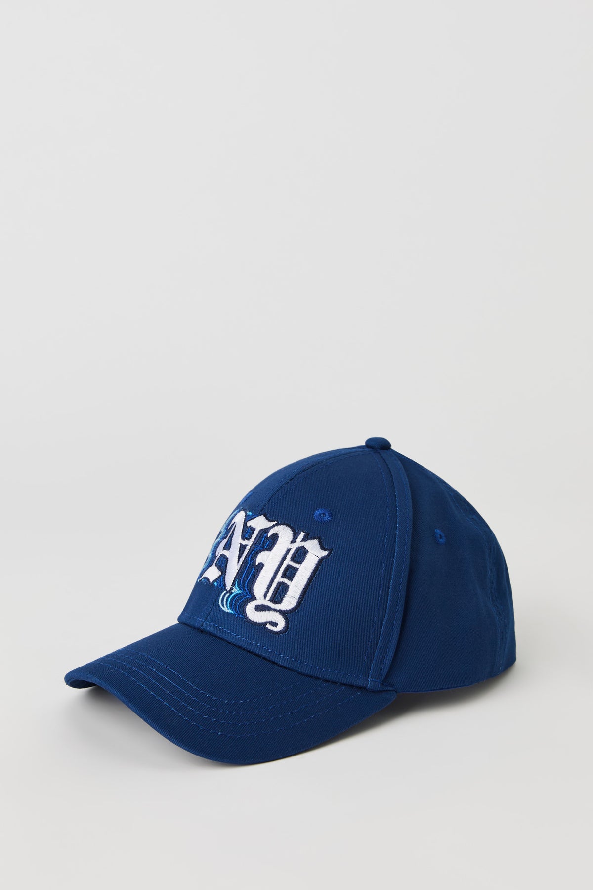 Alt View 2. Boys City Embroidered Baseball Hat - Blue