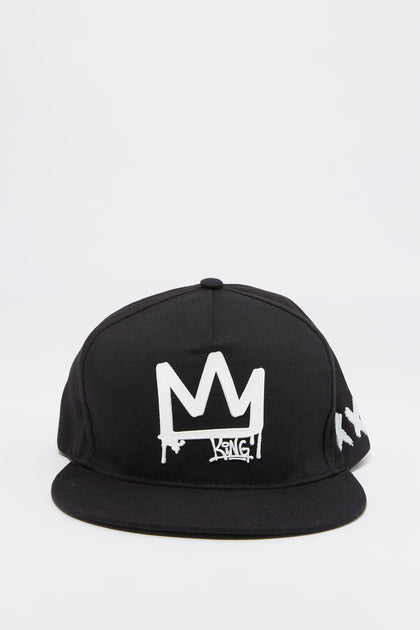 Crown Graphic Snapback Hat
