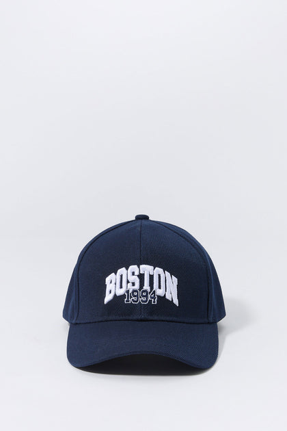 Casquette de baseball avec motif brodé Boston