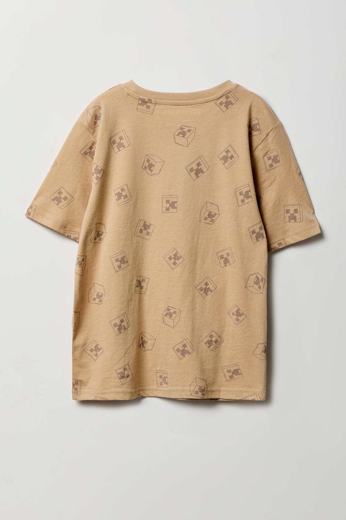 Alt View 2. Kids Minecraft Graphic T-Shirt - Tan