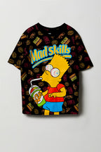 Kids Bart Simpson Graphic T-Shirt