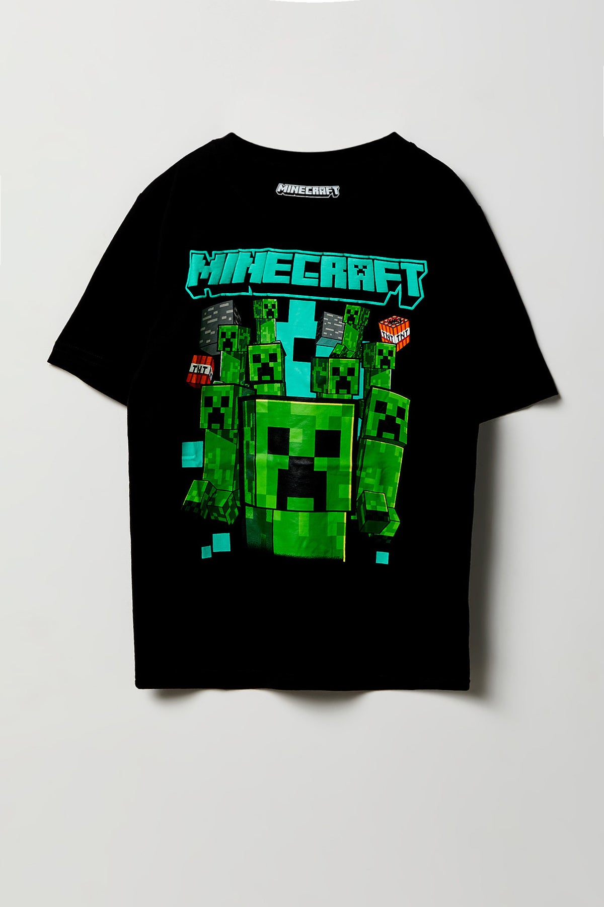 Kids Minecraft Graphic T-Shirt - Black