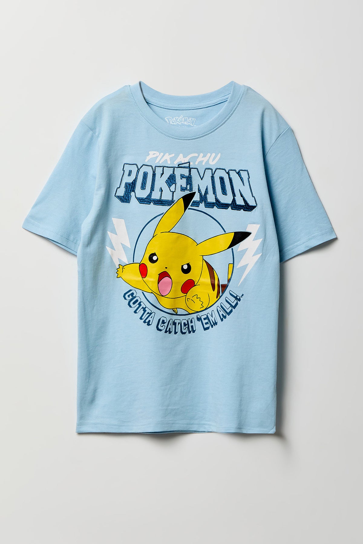 Kids Pikachu Graphic T-Shirt - Blue