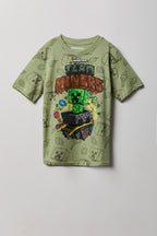 T-shirt à imprimé Minecraft pour enfant