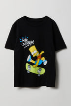 T-shirt à imprimé Bart Simpson pour enfant