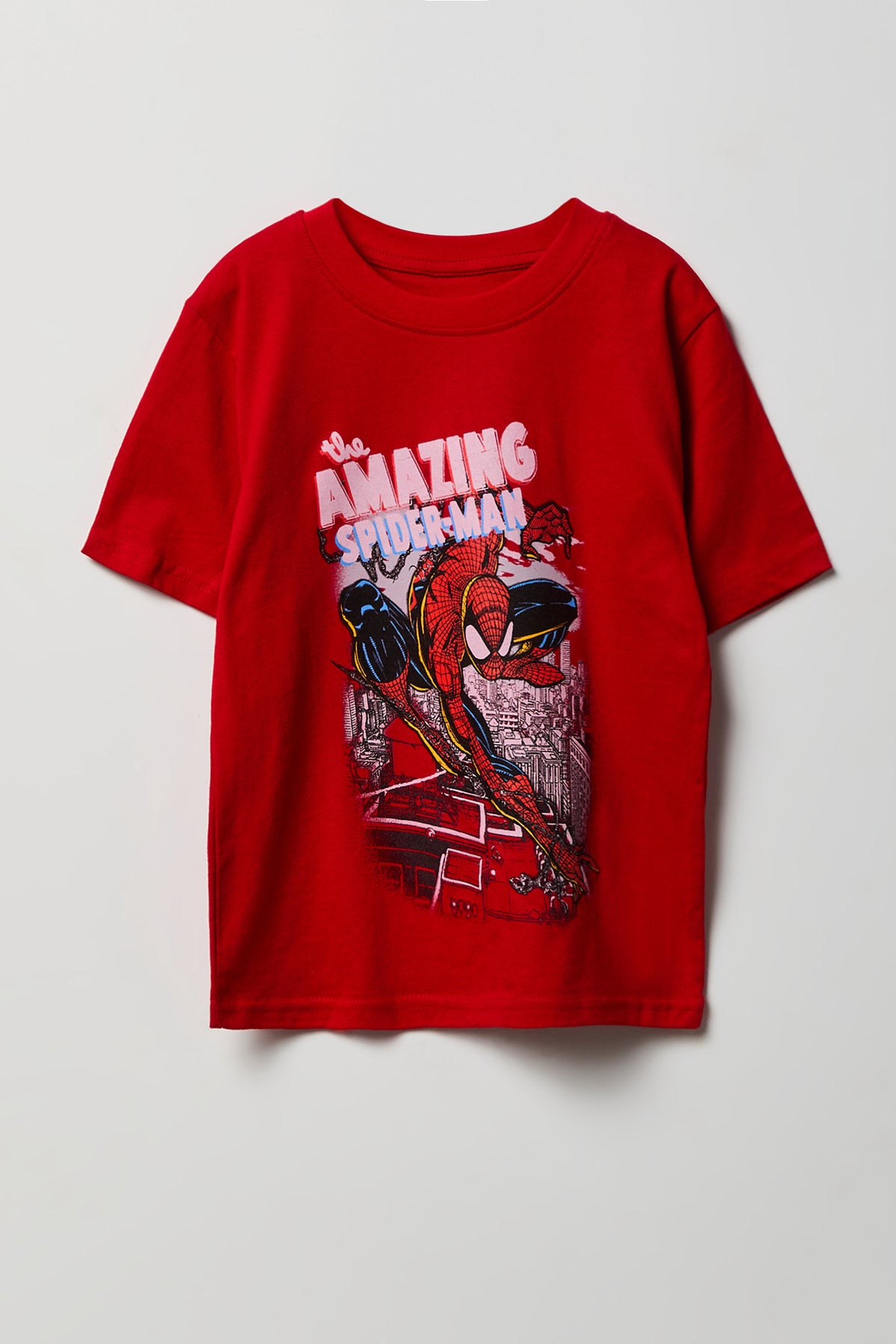 Kids The Amazing Spider-Man Graphic T-Shirt - Red