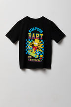 Kids Bart Simpson Graphic T-Shirt