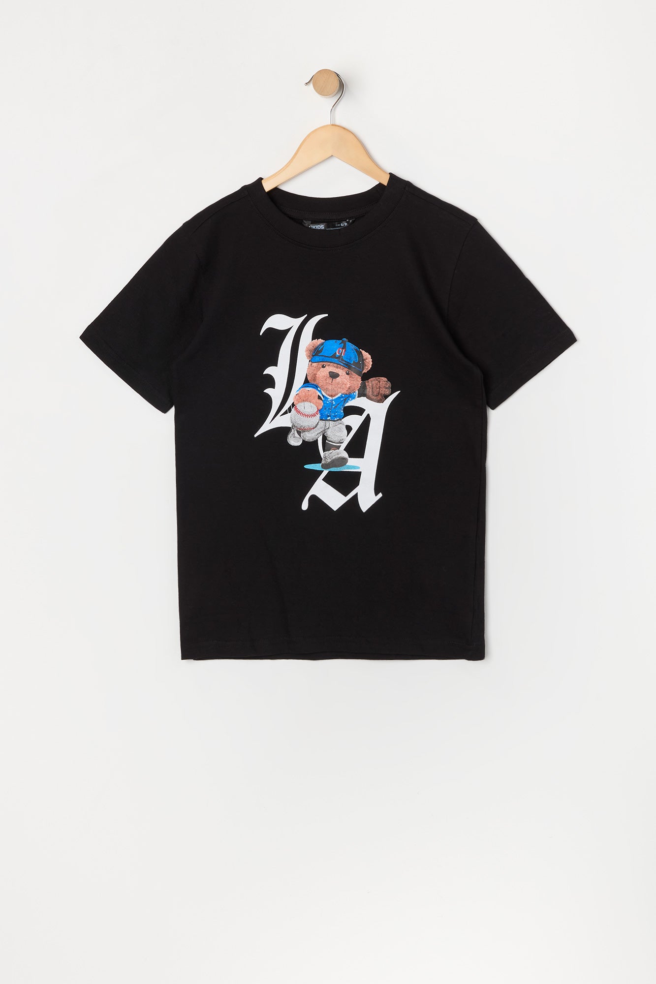 Boys LA Baseball Teddy Graphic T-Shirt