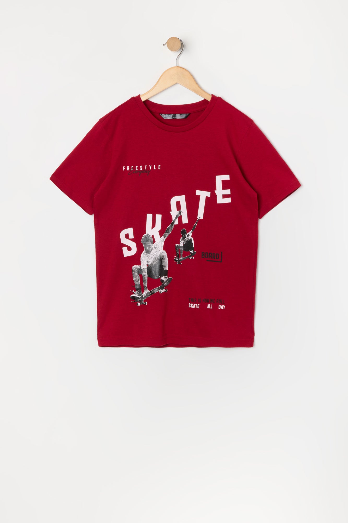 Boys Skate All Day Graphic T-Shirt