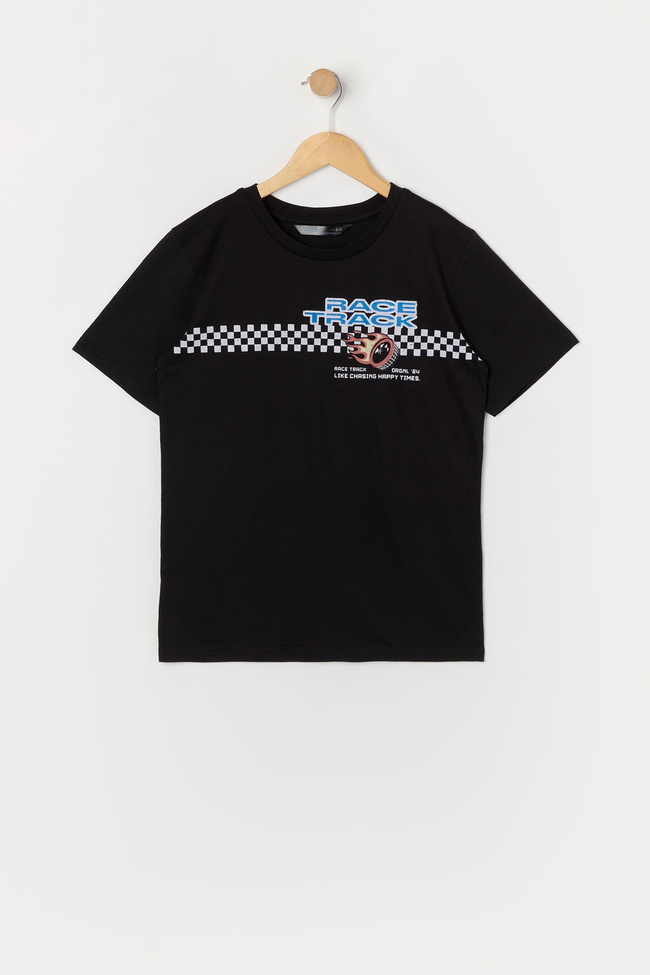 Boys Race Track Graphic T-Shirt