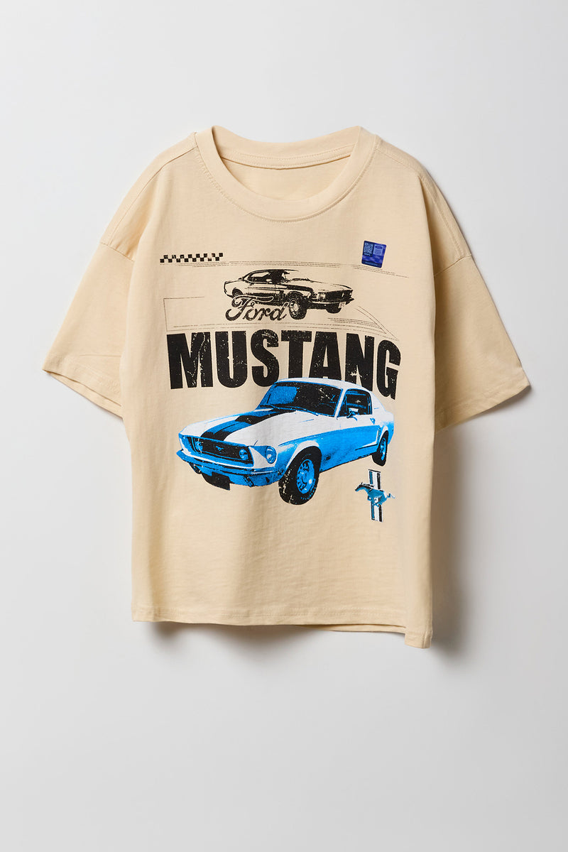 T-shirt à imprimé Ford Mustang pour enfant