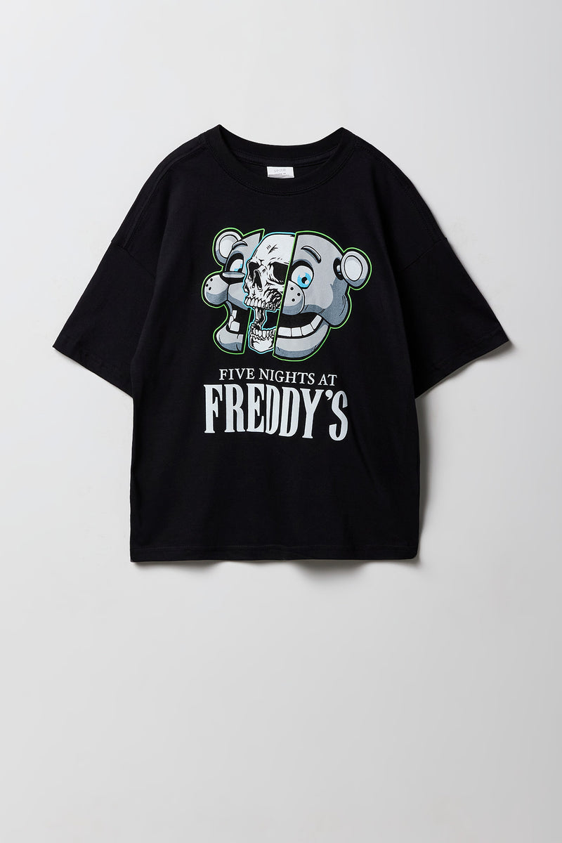 T-shirt à imprimé Five Nights at Freddy's pour enfant