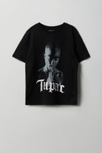 T-shirt à imprimé Tupac pour enfant