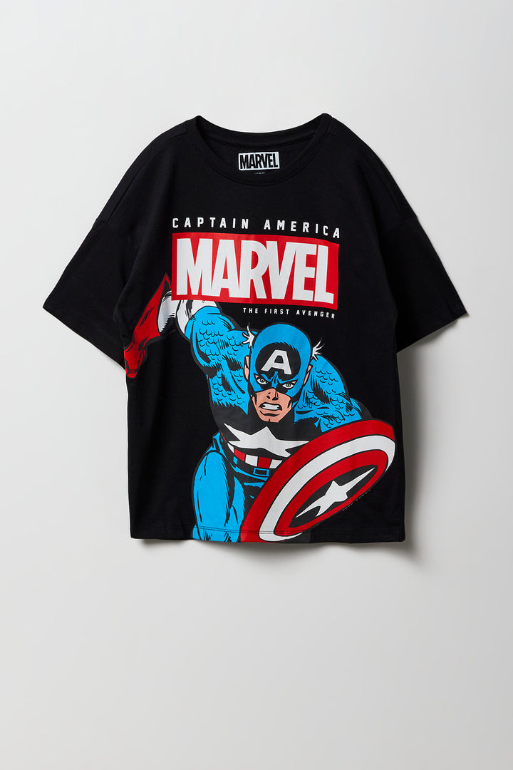 T-shirt à imprimé Captain America pour enfants
