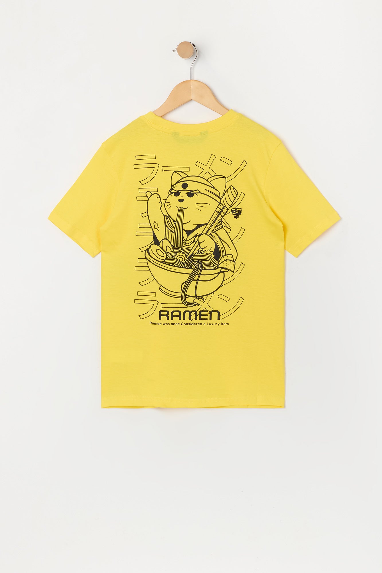 T-shirt à imprimé Ramen Cat pour garçon