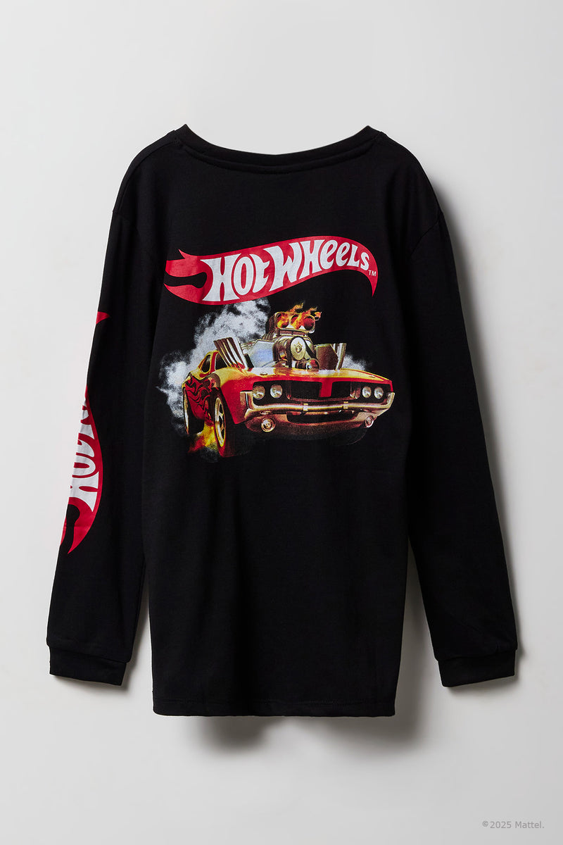Hot Wheels™ Kids Pit Graphic Long Sleeve T-Shirt