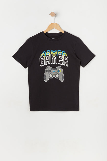 T-shirt à imprimé Gamer pour garçon