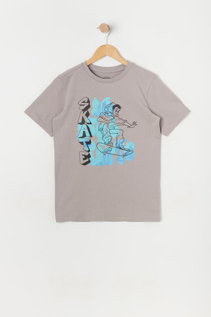 Boys Skater Dude Graphic T-Shirt