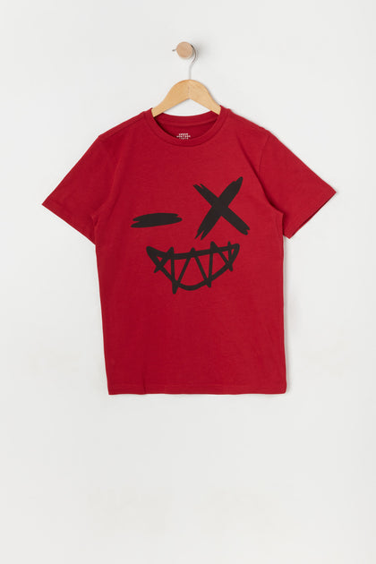 T-shirt à imprimé Winky Face pour garçon