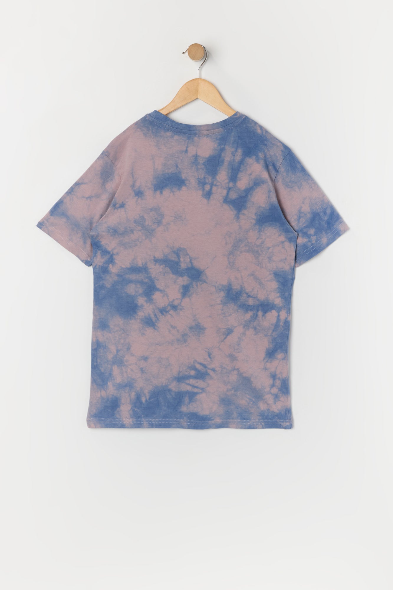 Boys Dripping Smiley Graphic Tie Dye T-Shirt