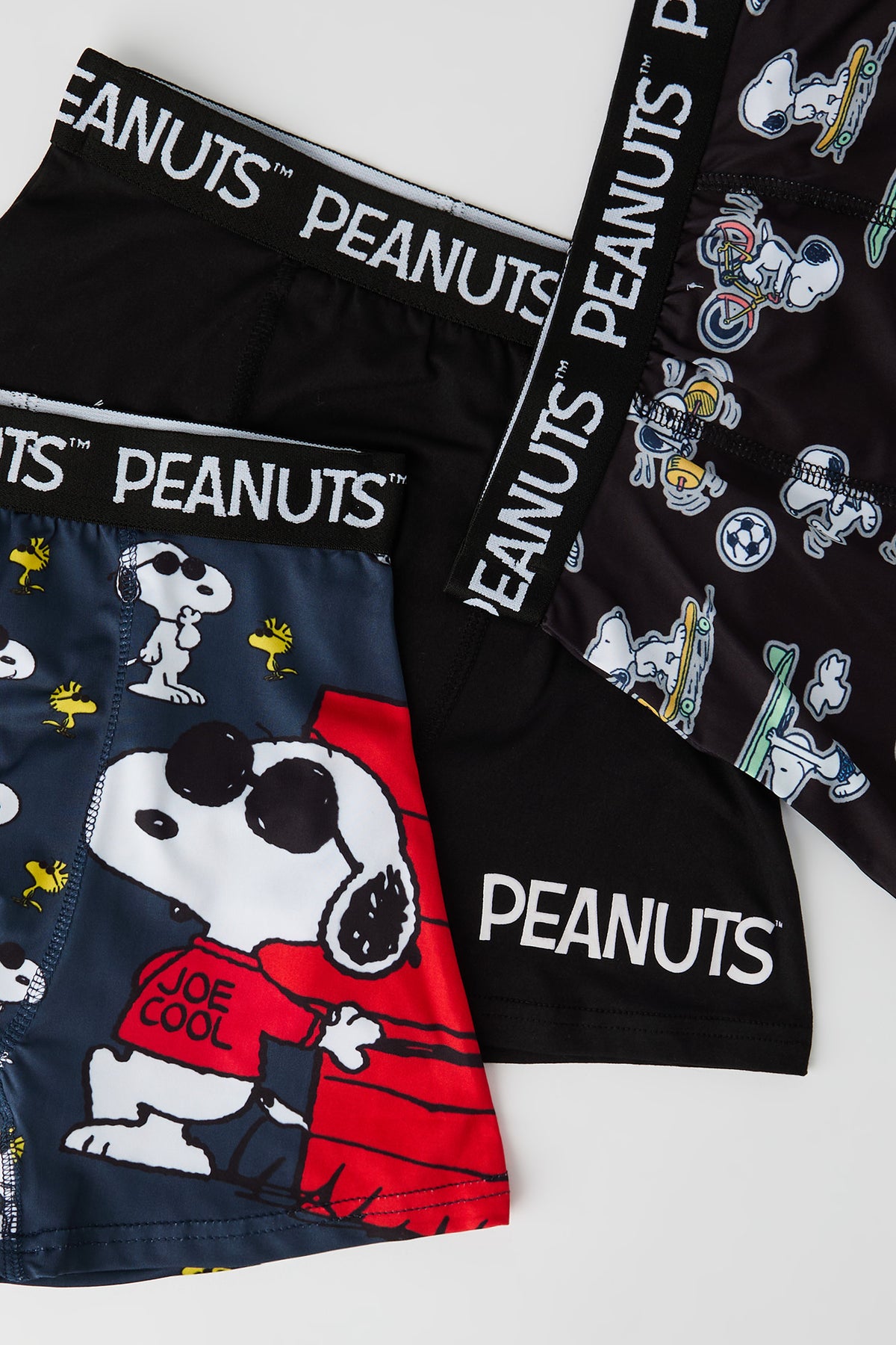 Vue alternative 2. Caleçon à imprimé Peanuts Snoopypour garçon (Lot de 3)