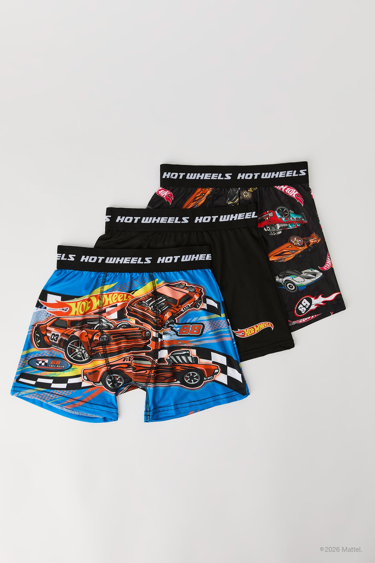Hot Wheels™ Boys Boxer Brief (3 Pack) - Black