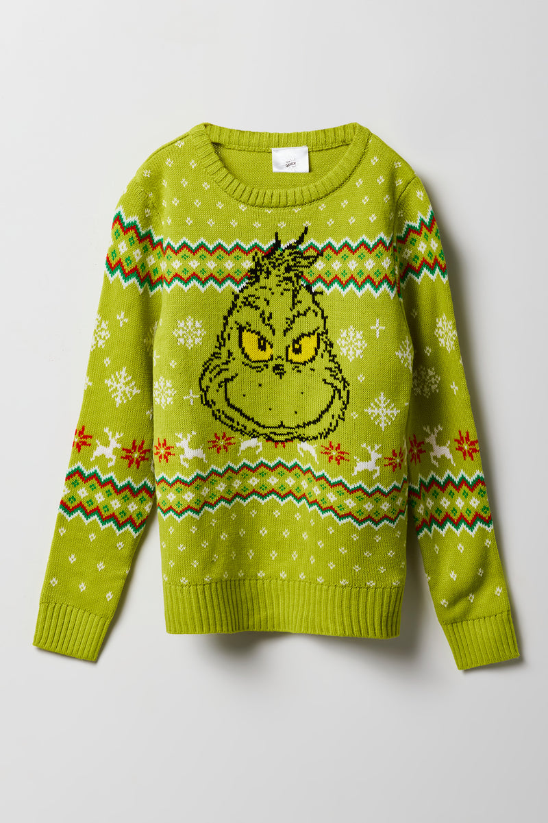 Kids The Grinch Ugly Christmas Sweater