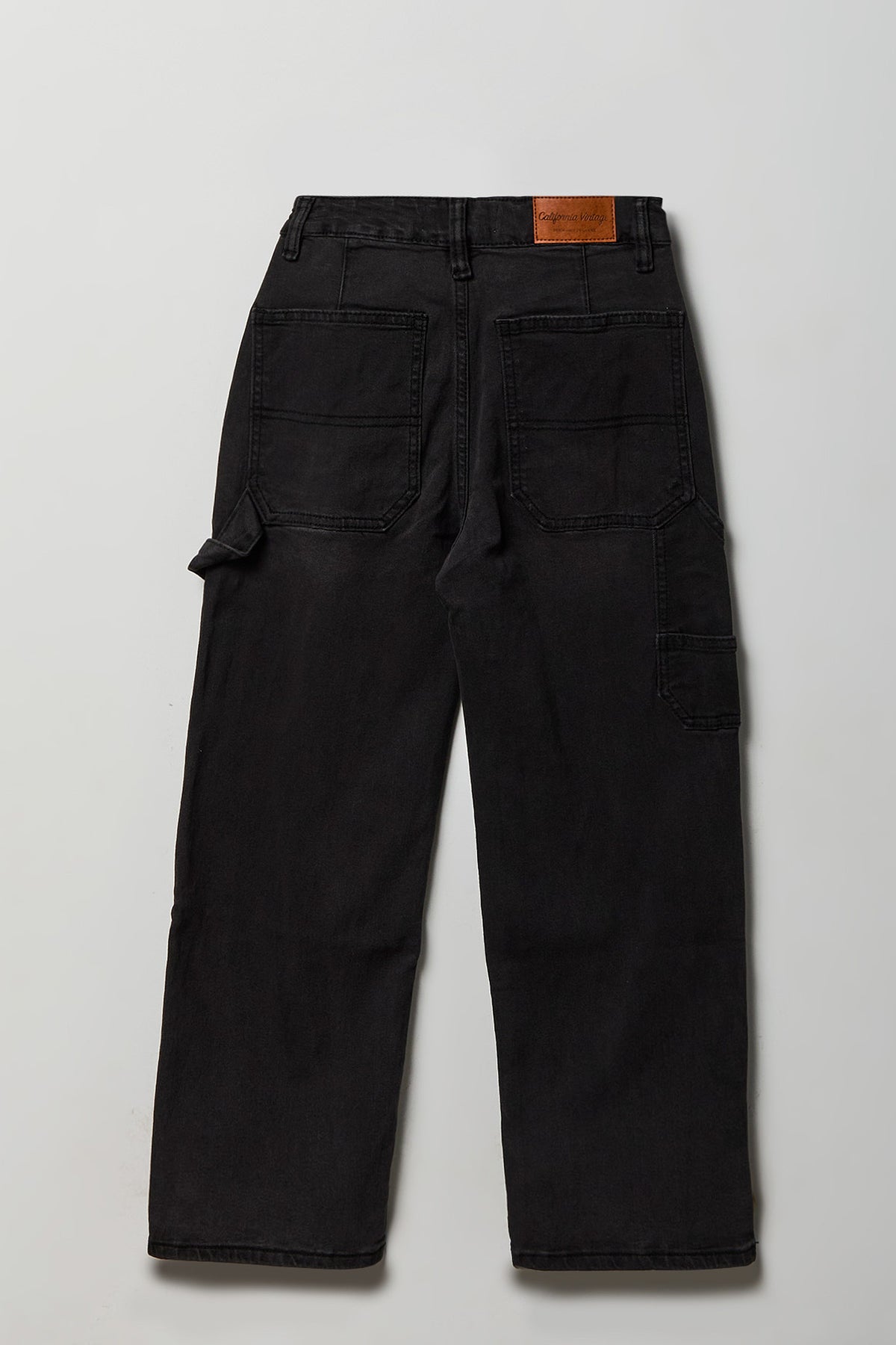 Alt View 2. Boys Stretch Loose Fit Carpenter Jean - Black