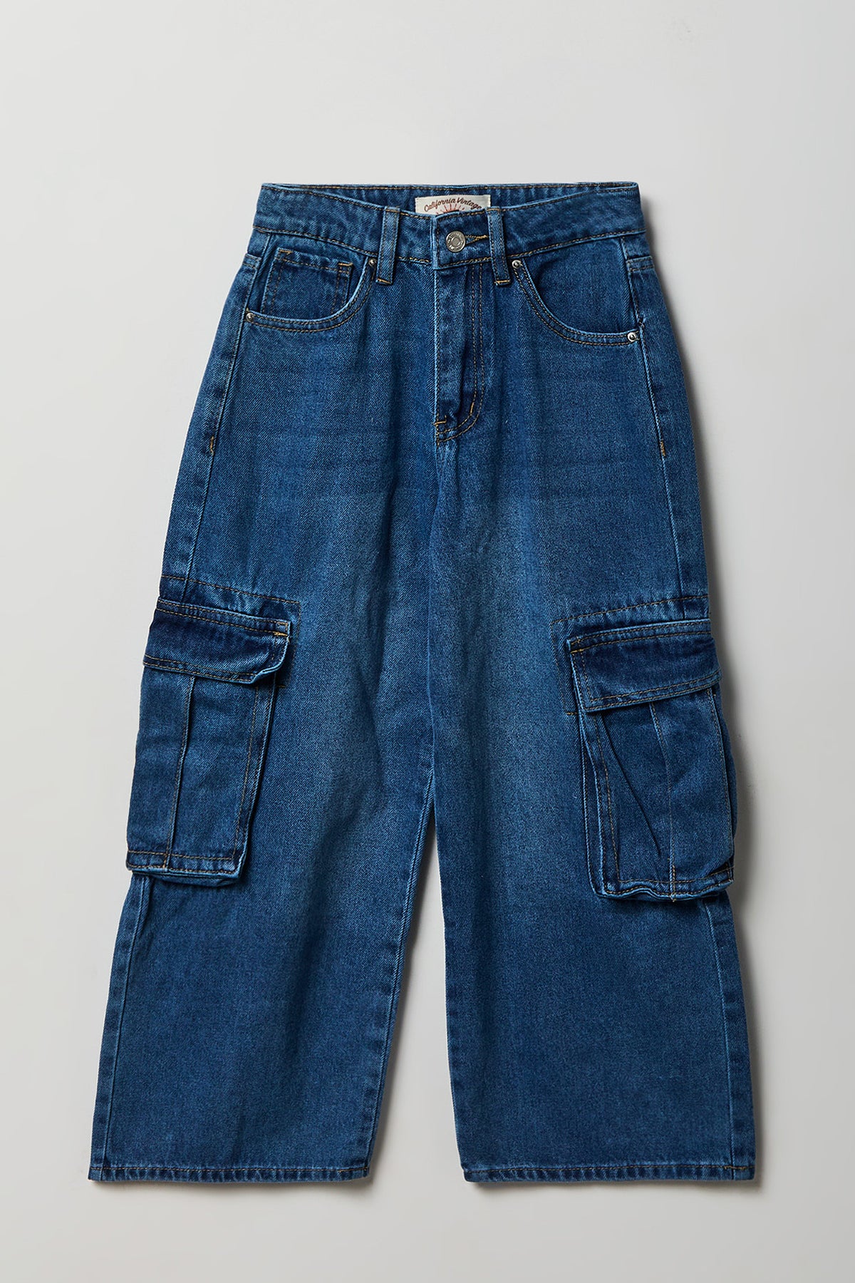 Boys Stretch Baggy Jean - Navy Blue