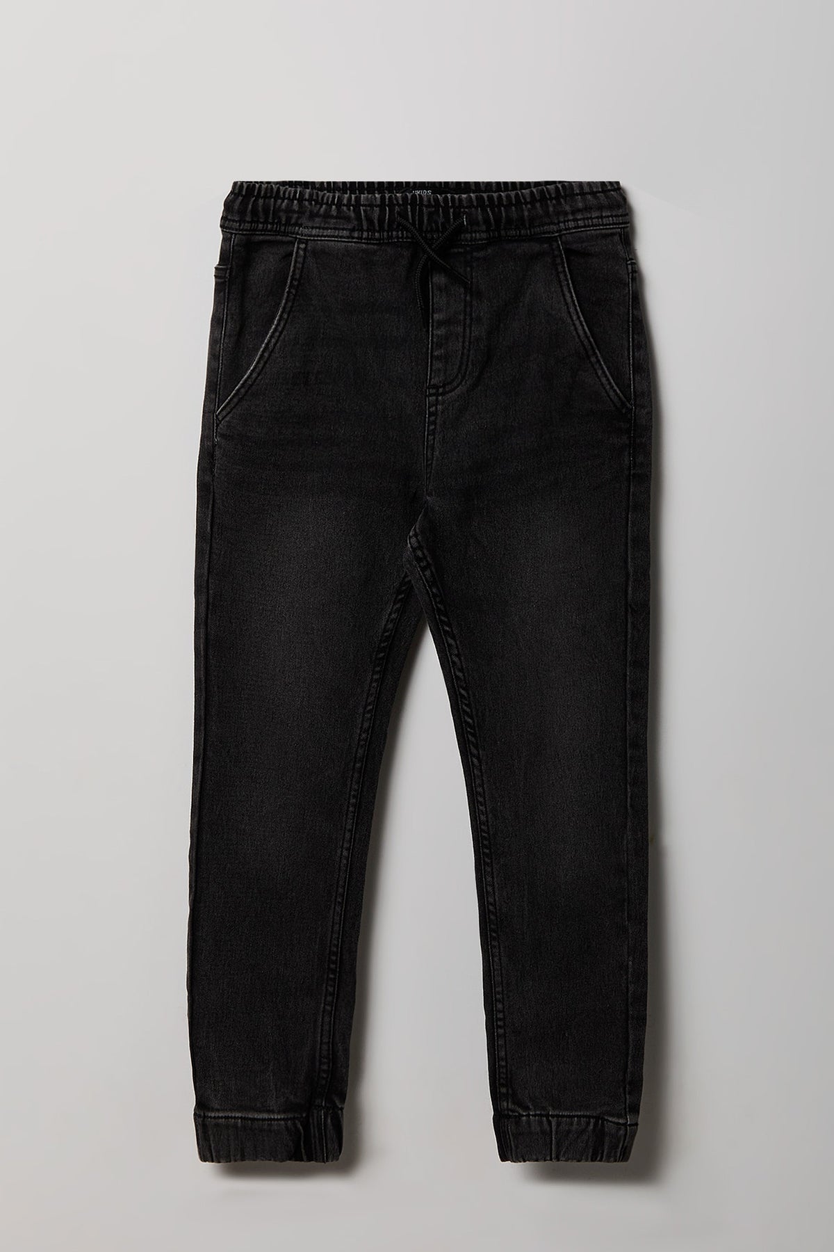 Boys Denim Jogger - Black