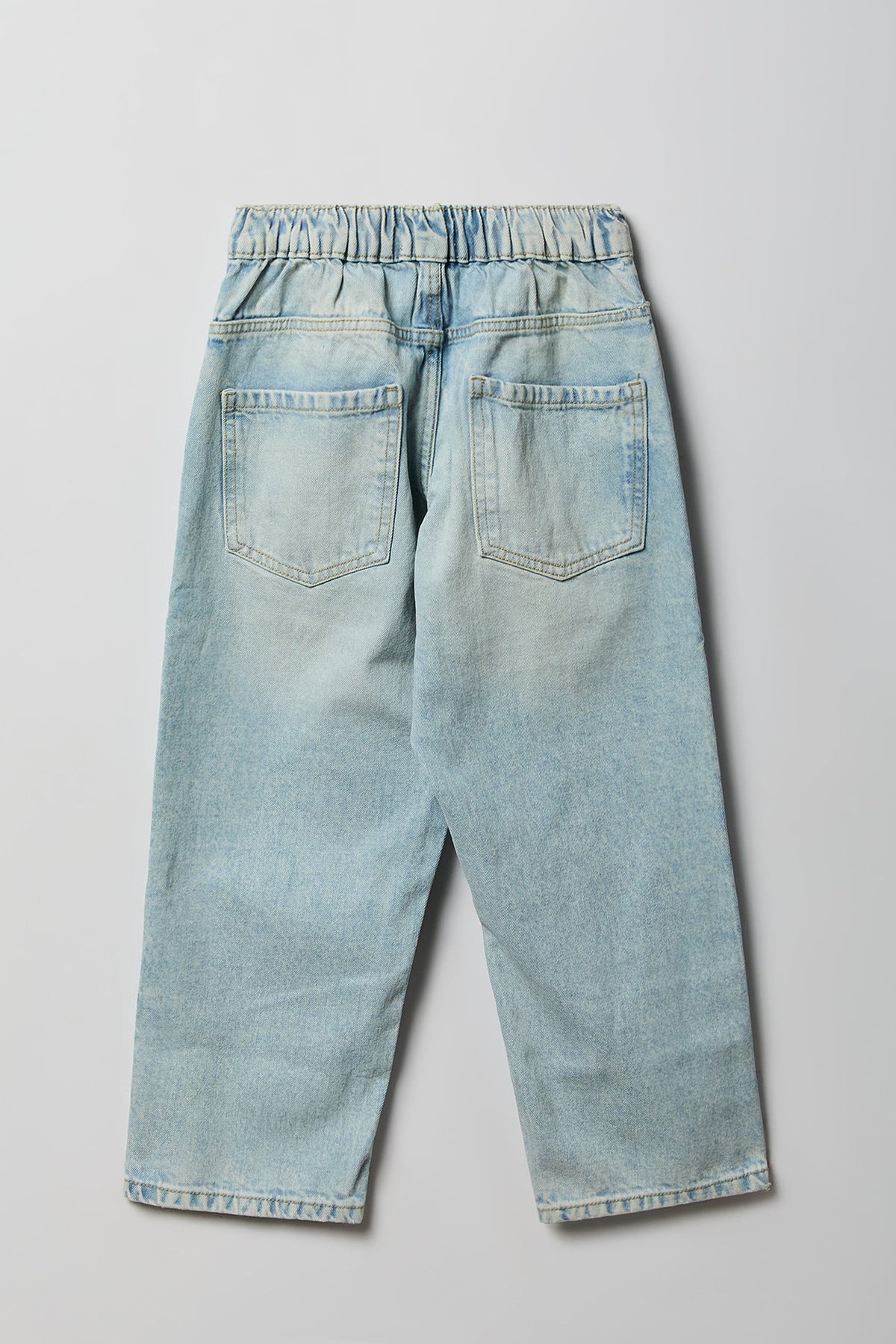 Alt View 2. Boys Straight Jean - Light Denim Blue