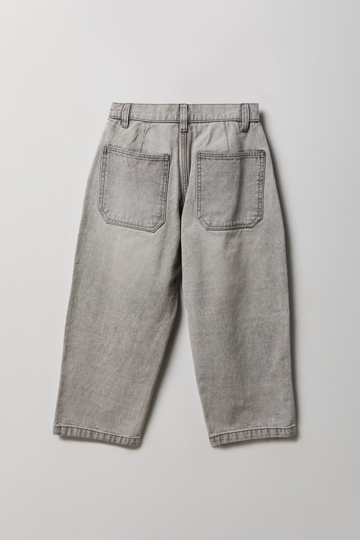 Alt View 2. Boys Baggy Jean - Light Grey