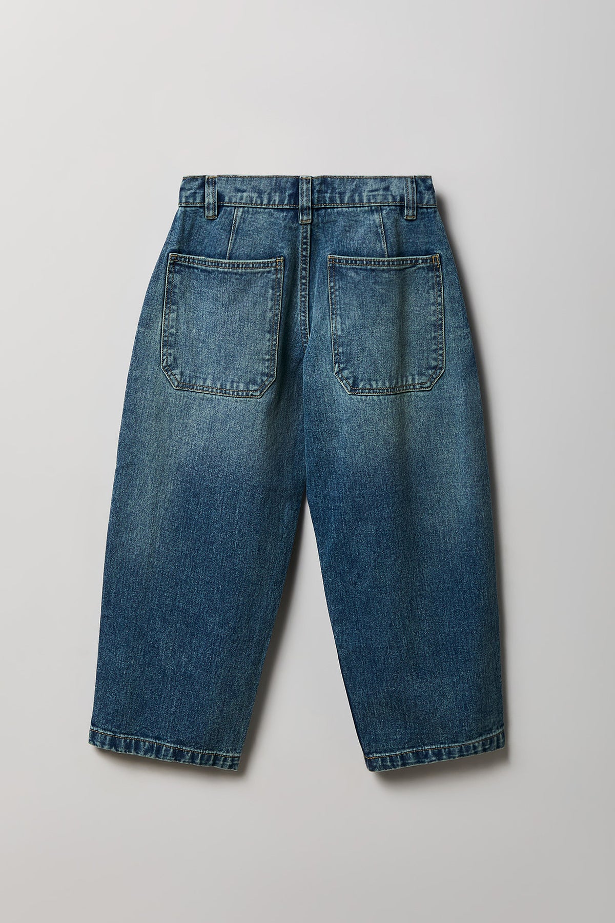 Alt View 2. Boys Baggy Jean - Medium Denim Blue