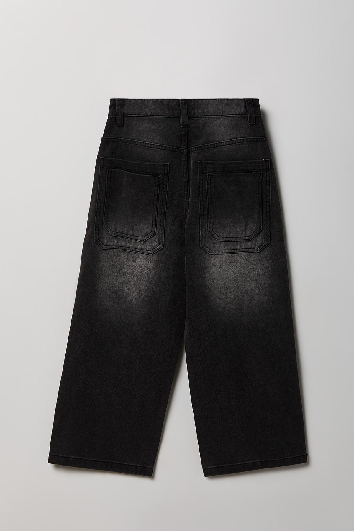Alt View 2. Boys Super Washed Baggy Jean - Black