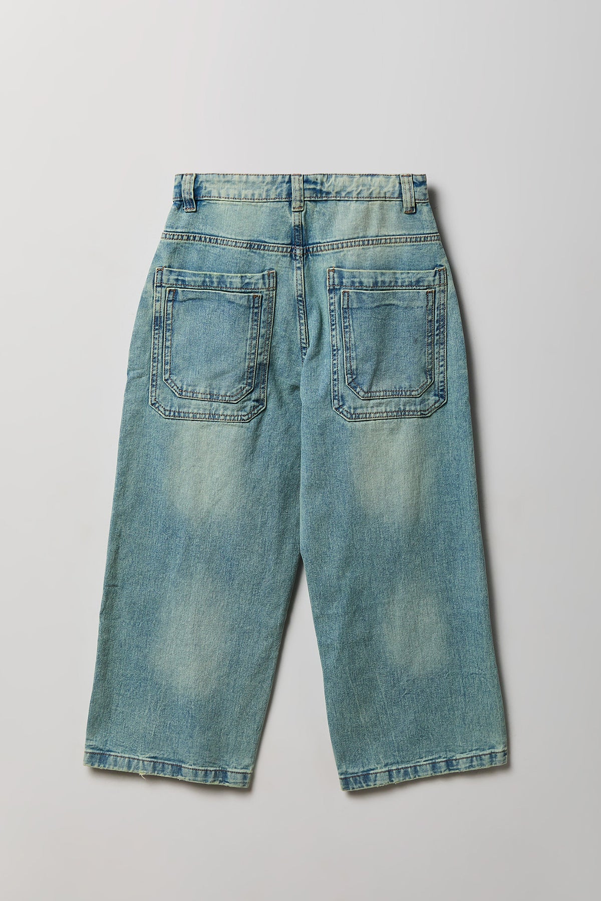 Vue alternative 2. Jean baggy super délavé pour garçon