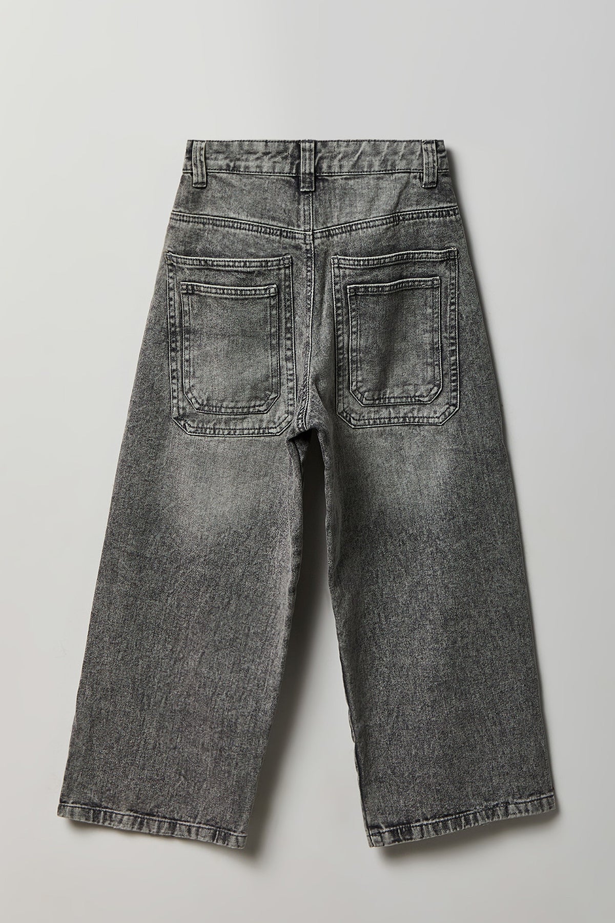 Alt View 2. Boys Super Baggy Jean - Dark Grey