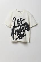 Boys Textured Graphic T-Shirt