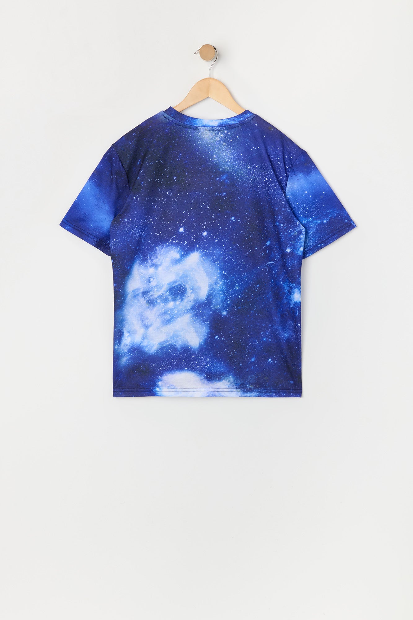Boys Galaxy Print NASA Patch T-Shirt