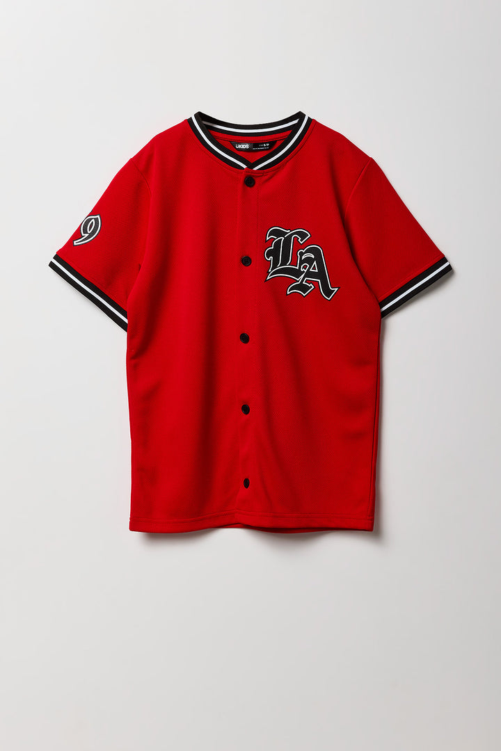 Boys Graphic Mesh Baseball Jersey