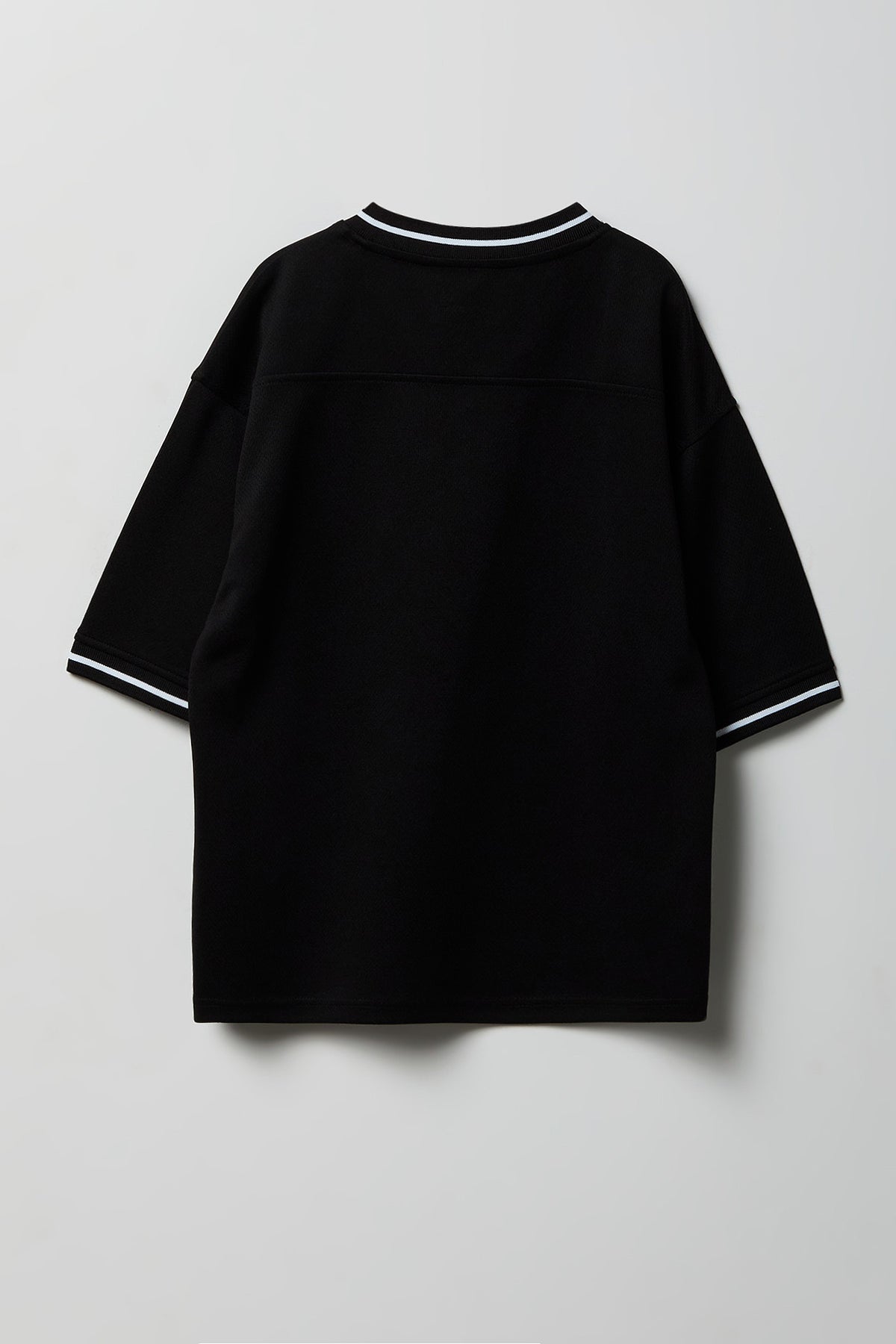 Alt View 2. Kids City Graphic Mesh Football Jersey - Black