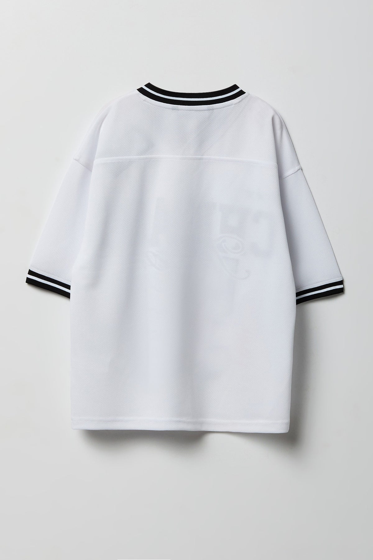 Alt View 2. Kids City Graphic Mesh Football Jersey - White