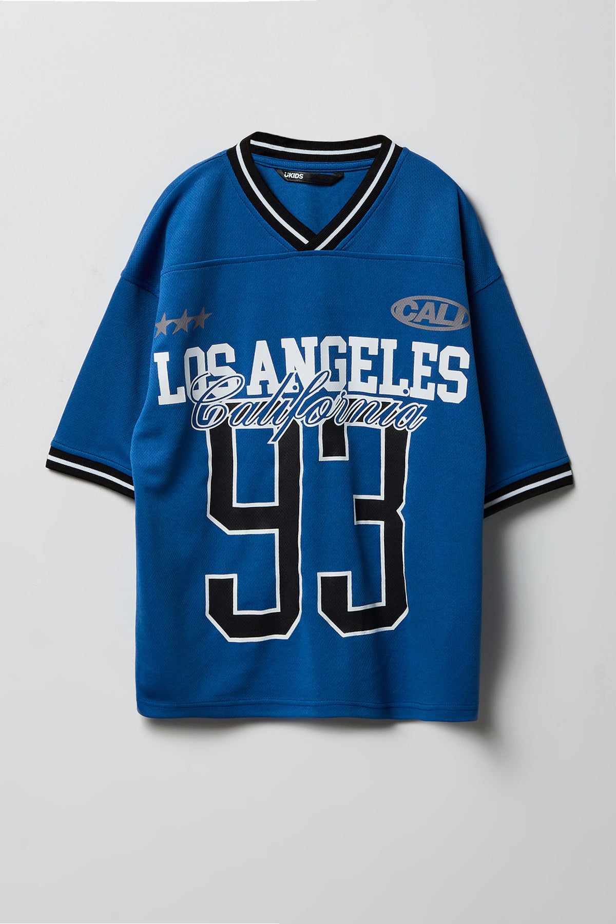 Kids City Graphic Mesh Football Jersey - Navy