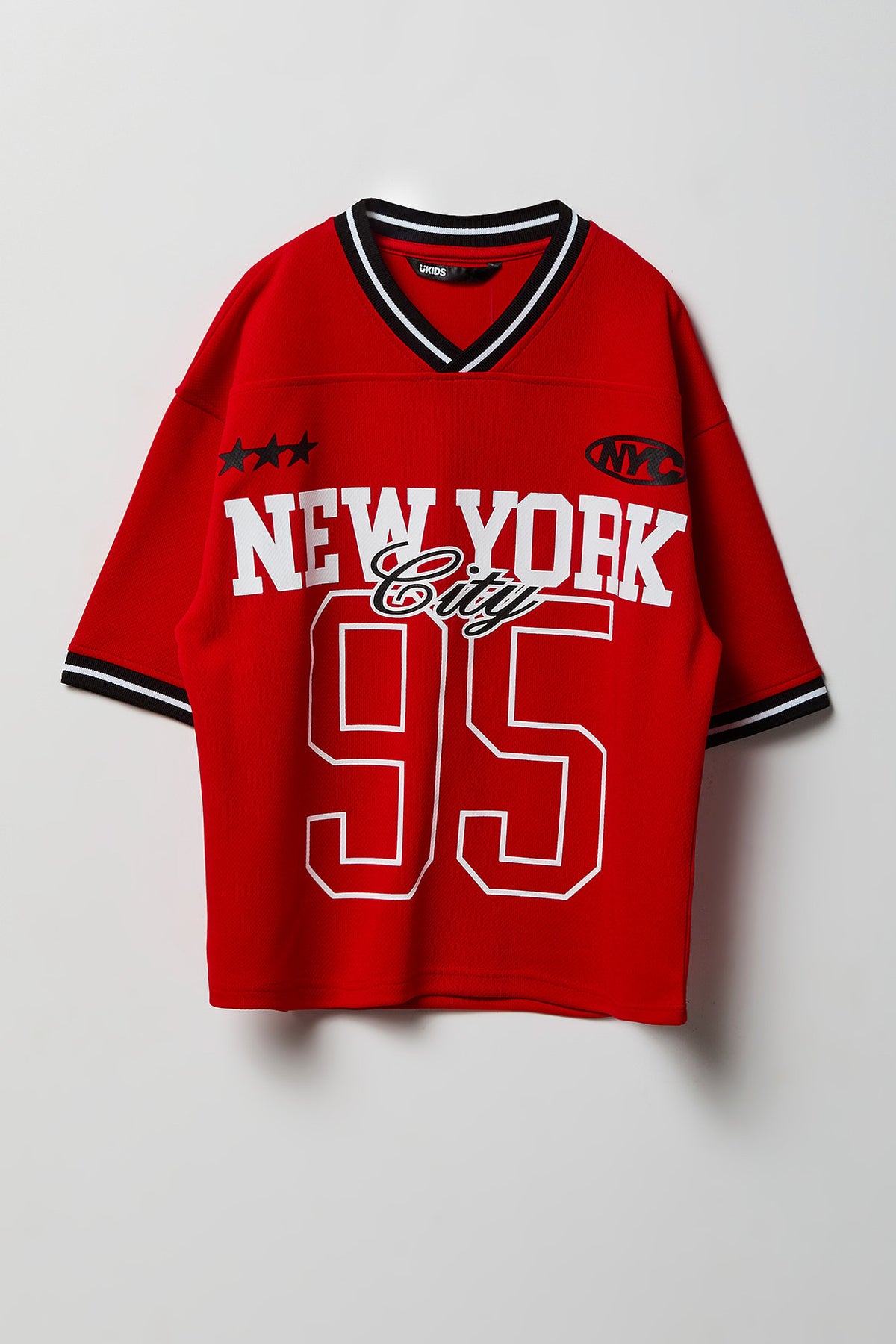 Jersey de football en filet à imprimé City