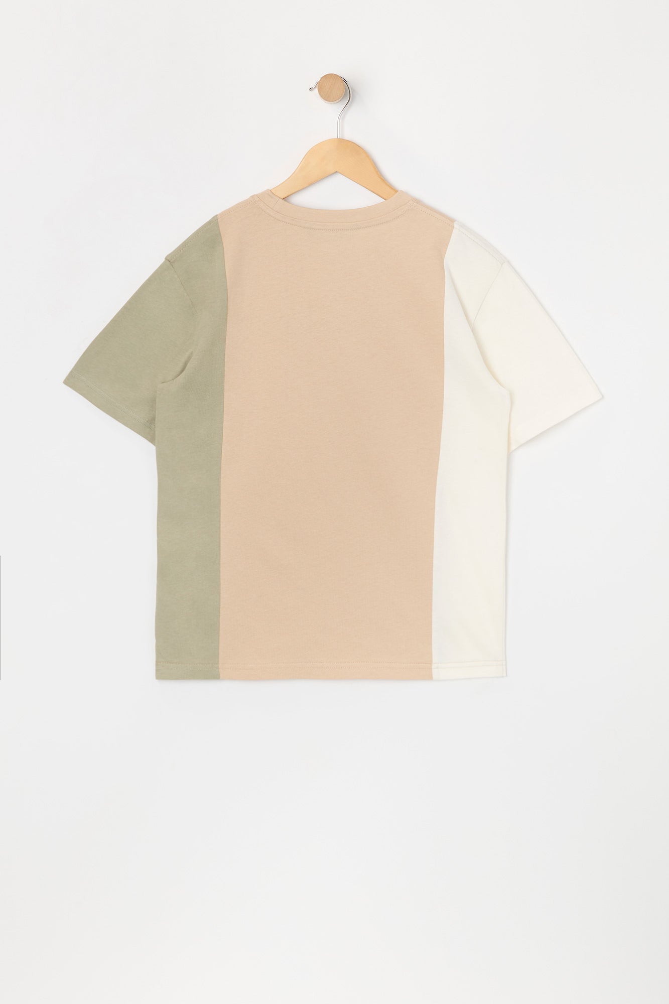 Boys Los Angeles Embroidered Colourblock T-Shirt