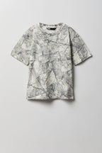 T-shirt avec motif camouflage pour enfant