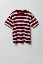 T-shirt rayé à imprimé City pour garçon