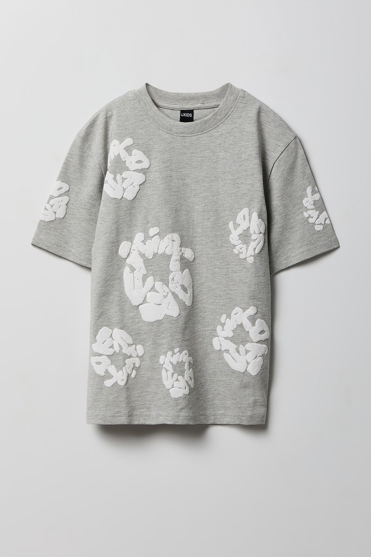 Kids Graphic T-Shirt - Heather Grey